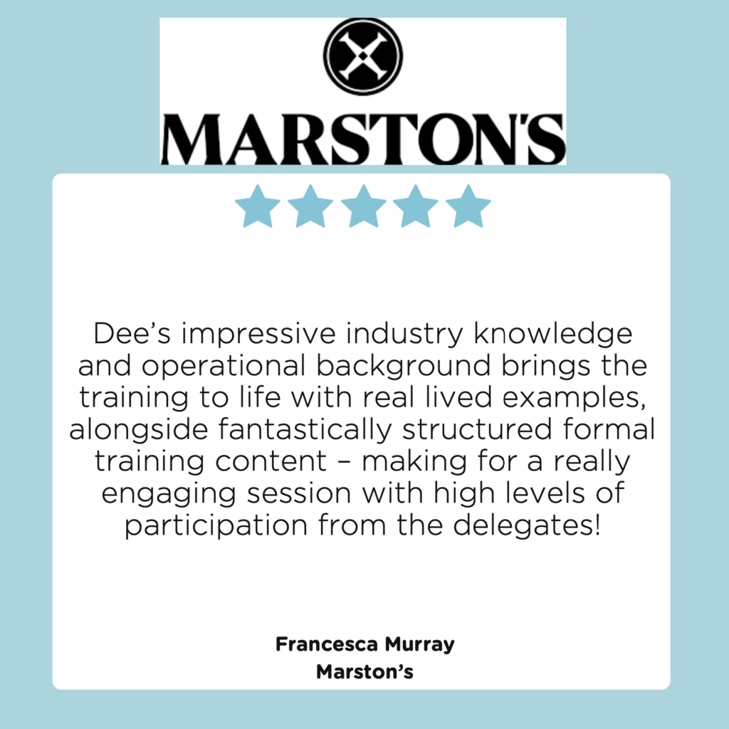 testimonial - Marston's