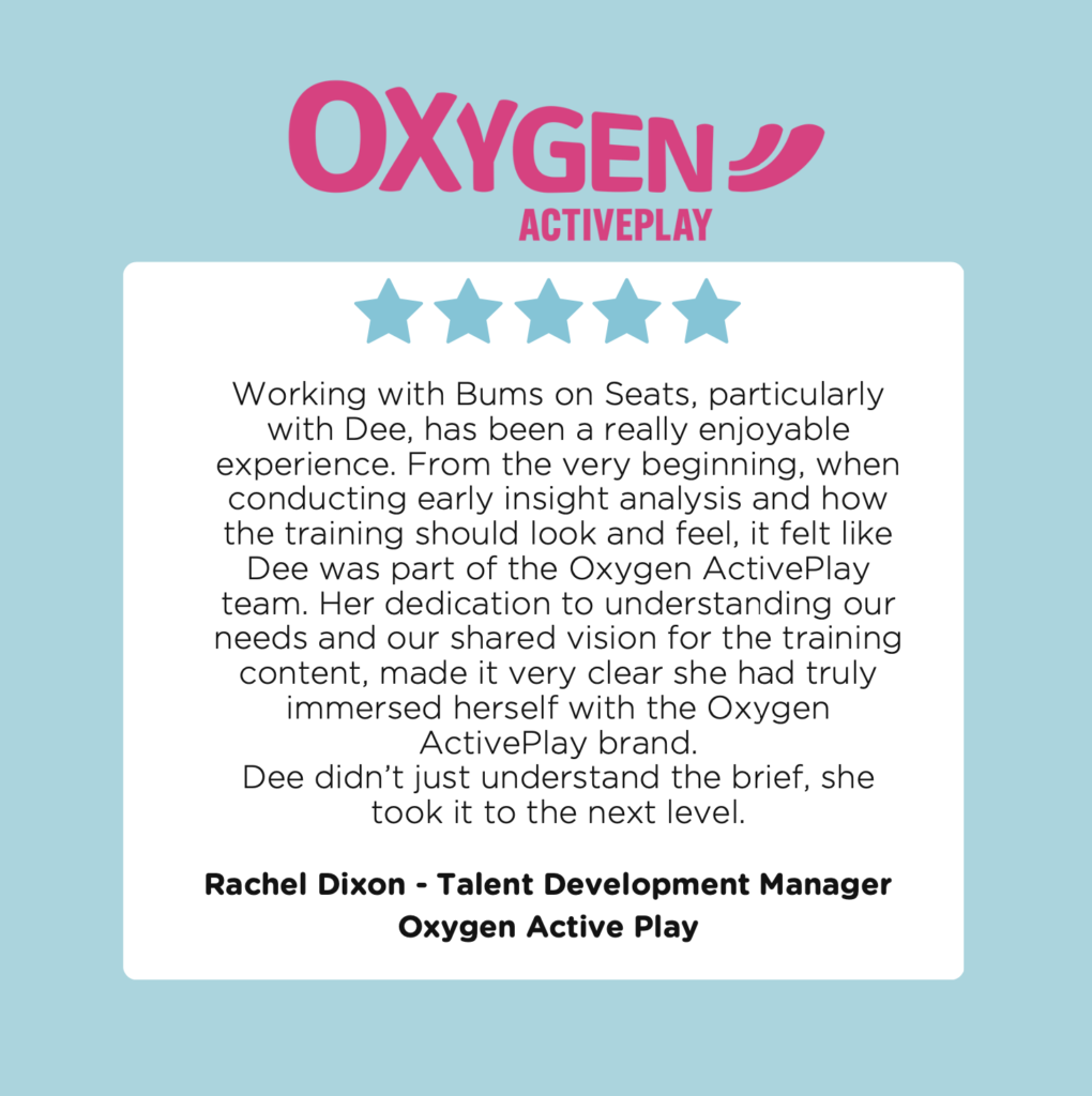 Testimonial by Oxygen Active Play